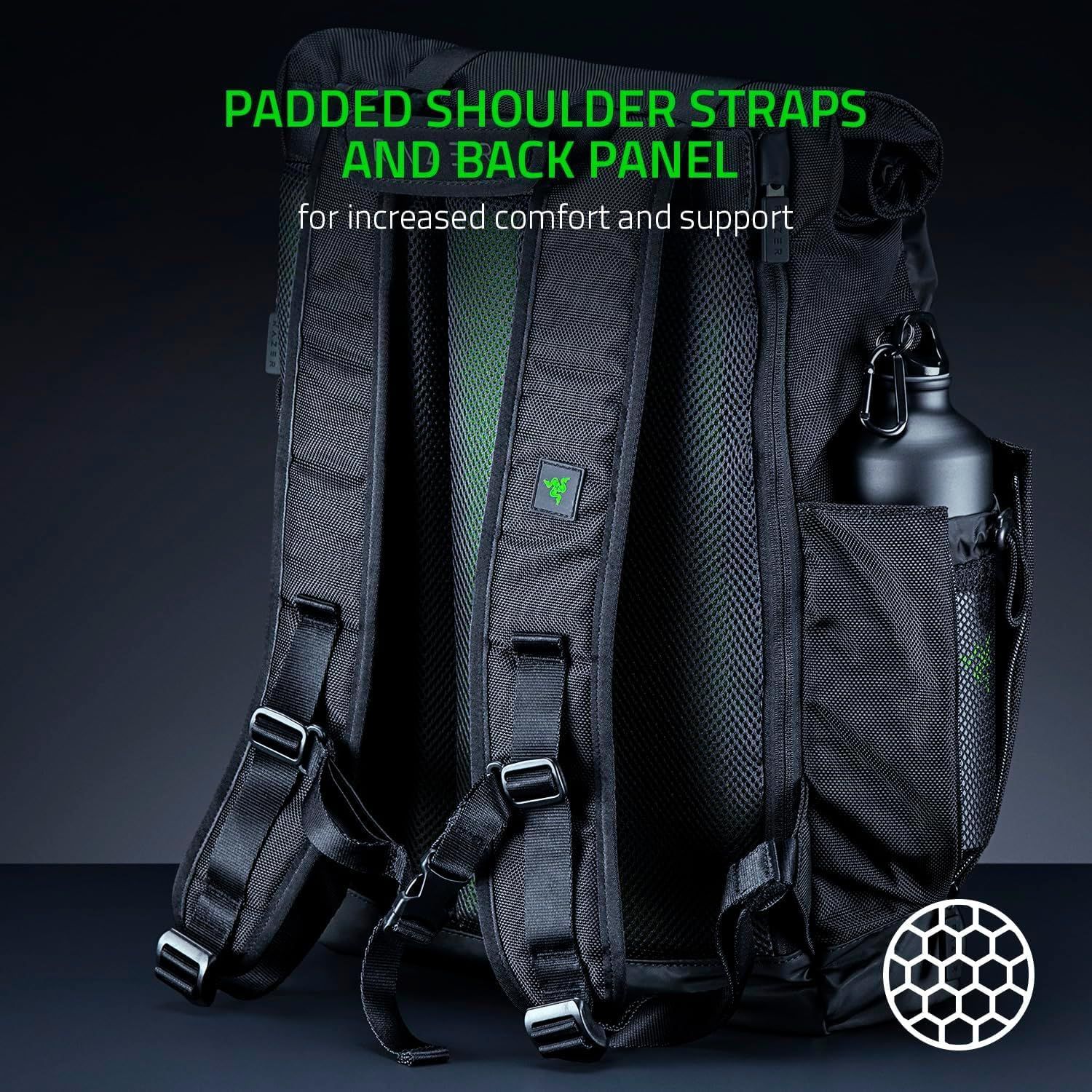 Razer Recon 15-inch Rolltop Backpack - Black