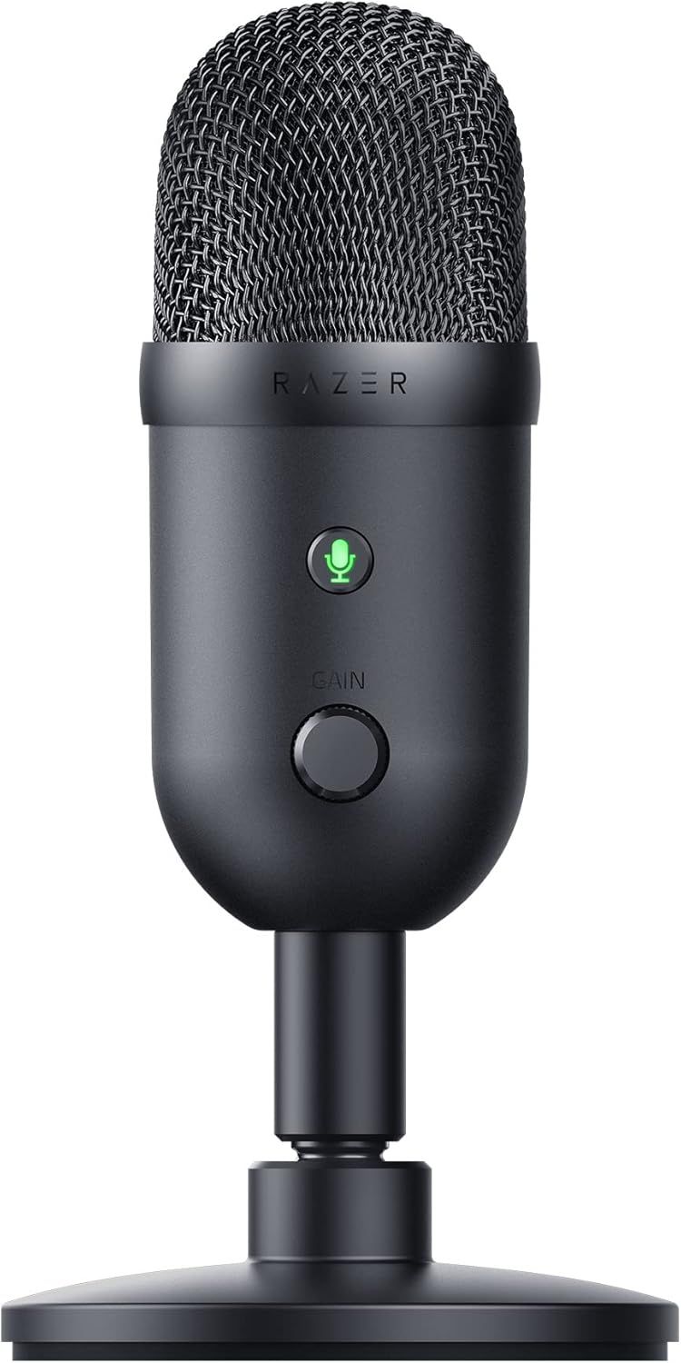 Razer Seiren V2 X USB Condenser Microphone for Streamers - Black