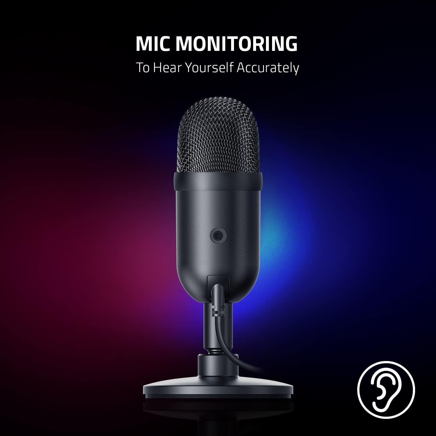 Razer Seiren V2 X USB Condenser Microphone for Streamers - Black