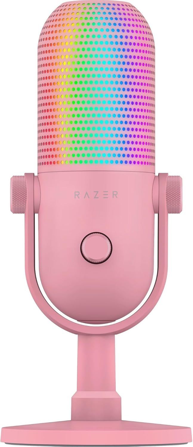 Razer Seiren V3 Chroma Condenser USB Microphone - Quartz Pink