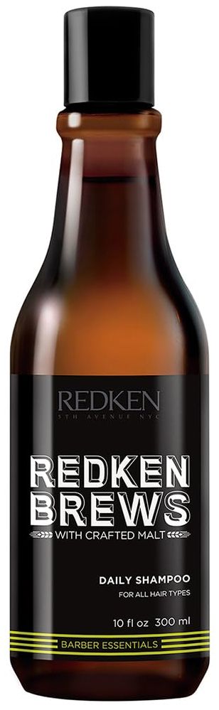 Redken Brews Daily Shampoo for Men 10fl oz. - Brown/Black