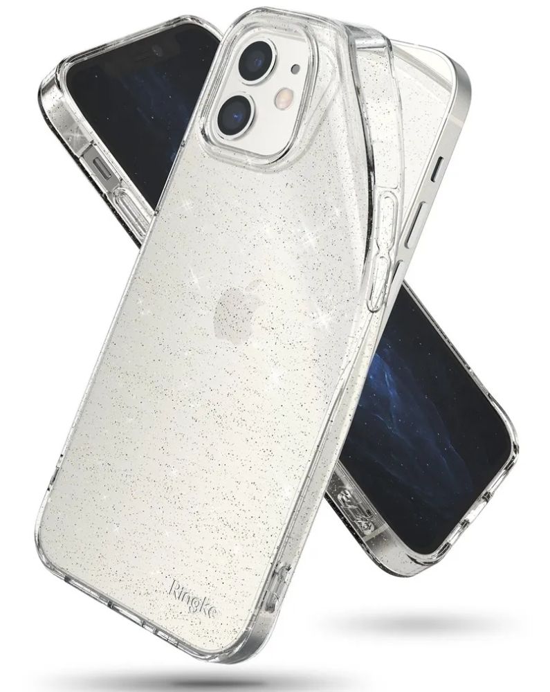 Ringke Air Series Phone Case for iPhone 12 Mini - Glitter Clear - Brand New