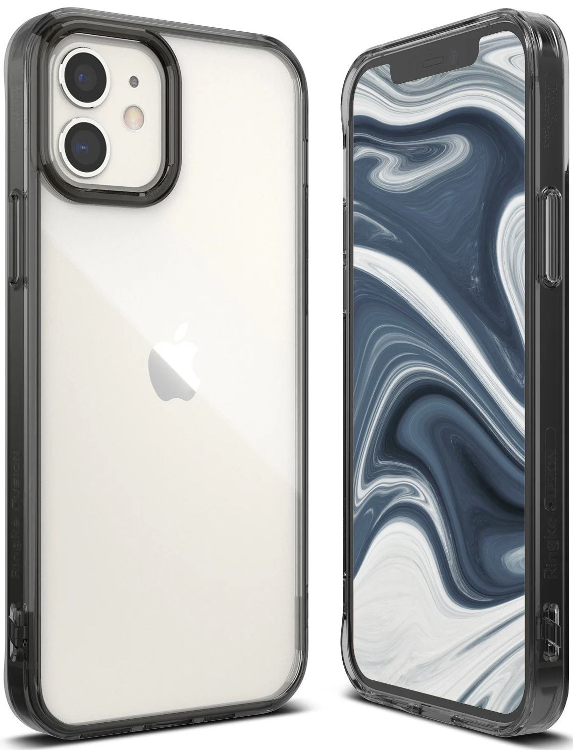 Ringke Fusion Phone Case for iPhone 12 mini - Smoke Black