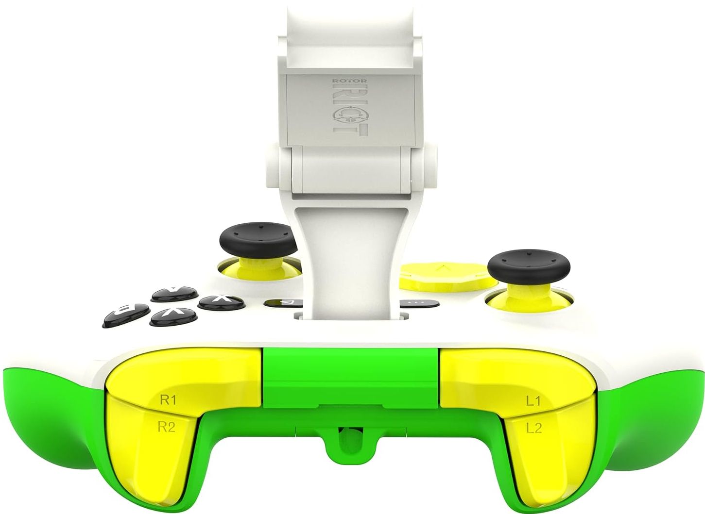 RiotPWR ESL Game Controller for Android Phones USB-C - White/Green