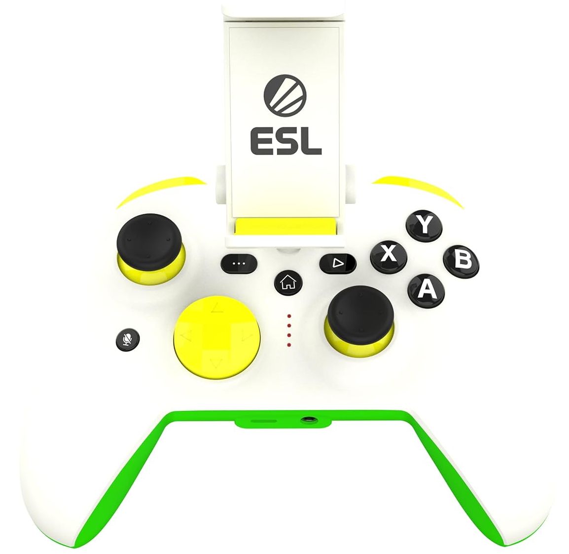 RiotPWR ESL Game Controller for Android Phones USB-C - White/Green