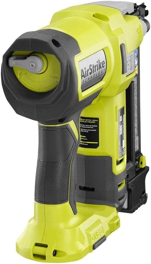 RYOBI 18-Volt Cordless Brad Nailer (Tool Only) - Black/Green