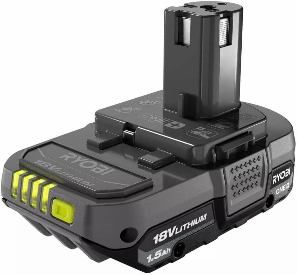 RYOBI ONE+ 18V Lithium-Ion 1.5 Ah Battery PBP002 - Black