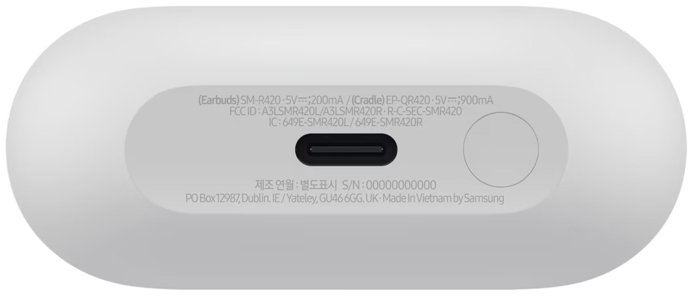 Samsung Galaxy Buds3 FE - Gray - Standard Battery