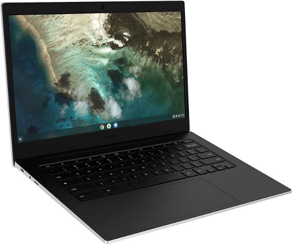 Samsung Galaxy Chromebook Go Laptop 14" - Silver - Intel Celeron N4500 1.1GHz - 4GB RAM - 32GB