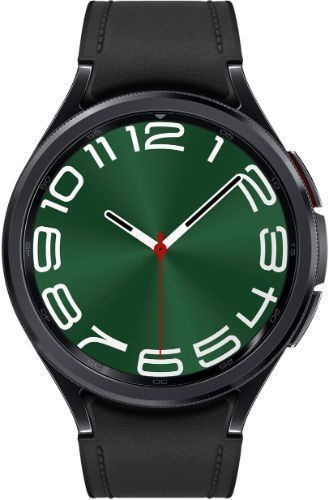 Samsung Galaxy Watch6 (Bluetooth) - 16GB - 43mm - Black Classic (Stainless Steel) Case with Black Hybrid Eco-Leather Hybrid Eco-Leather Band