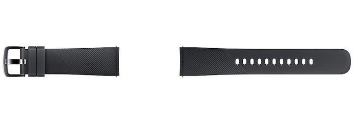 Samsung Gear Sport Silicone Band (20mm) - Black