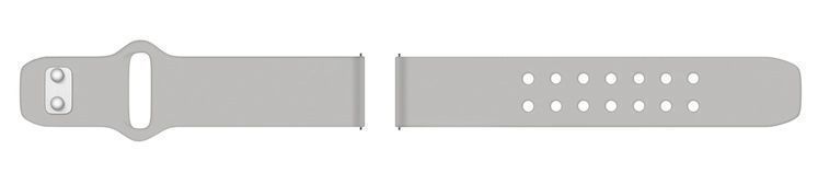 Samsung Quick Change Silicone Sport Band 22mm - Gray
