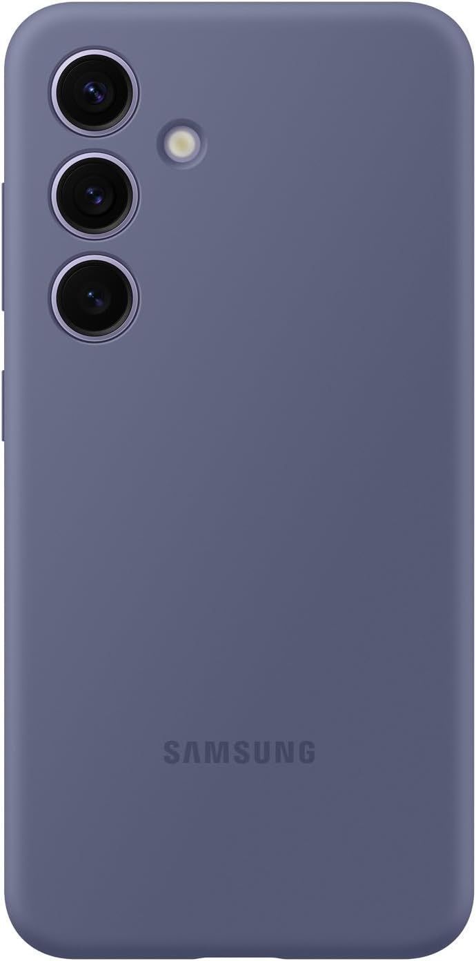 Samsung Silicone Phone Case for Galaxy S24 - Violet