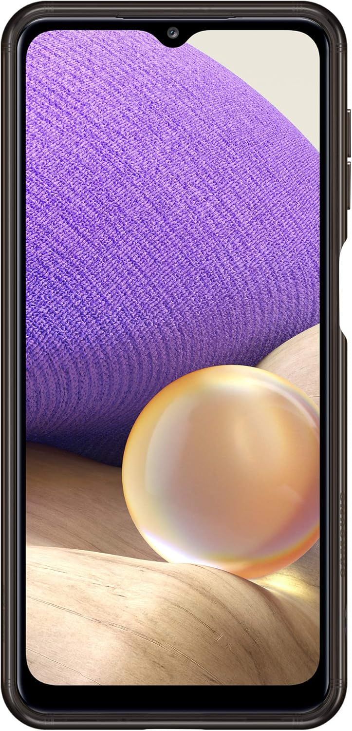Samsung Soft Clear Cover case for Galaxy A32 - Black