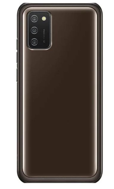 Samsung Soft Clear Cover for Galaxy A02 - Black