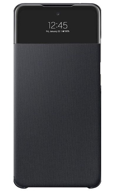 Samsung S Wallet Cover Case for Galaxy A52 - Black