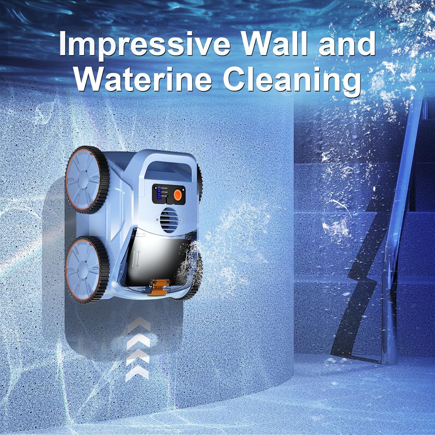 Seauto 2025 SAT20 Pool Vacuum - Sky Blue