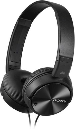 Sony MDR-ZX110NC Noise Canceling On Ear Headphones - Black
