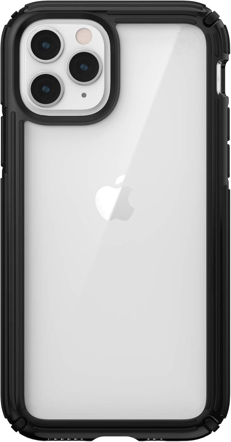 Speck Presidio V-Grip Phone Case for iPhone 11 Pro - Black/Clear