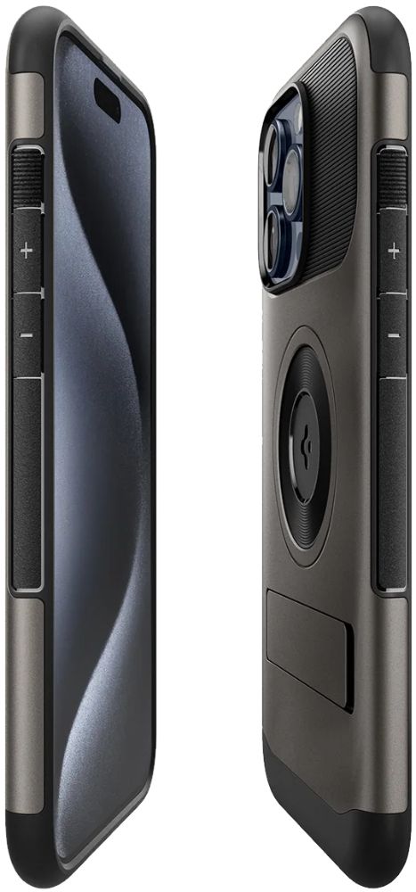 Spigen Slim Armor (MagFit) Phone Case for iPhone 15 Pro - Gunmetal