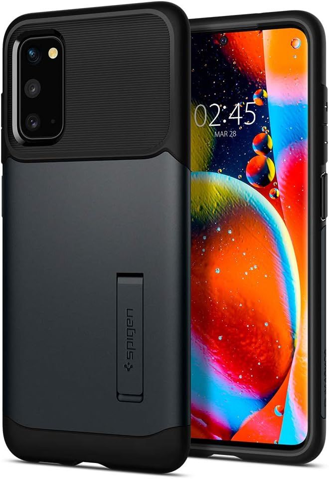 Spigen Slim Armor Phone Case for Samsung Galaxy S20 - Metal Slate