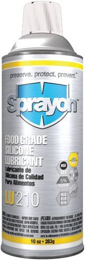 Sprayon LU210 Food Grade Silicone Lubricant - Grey