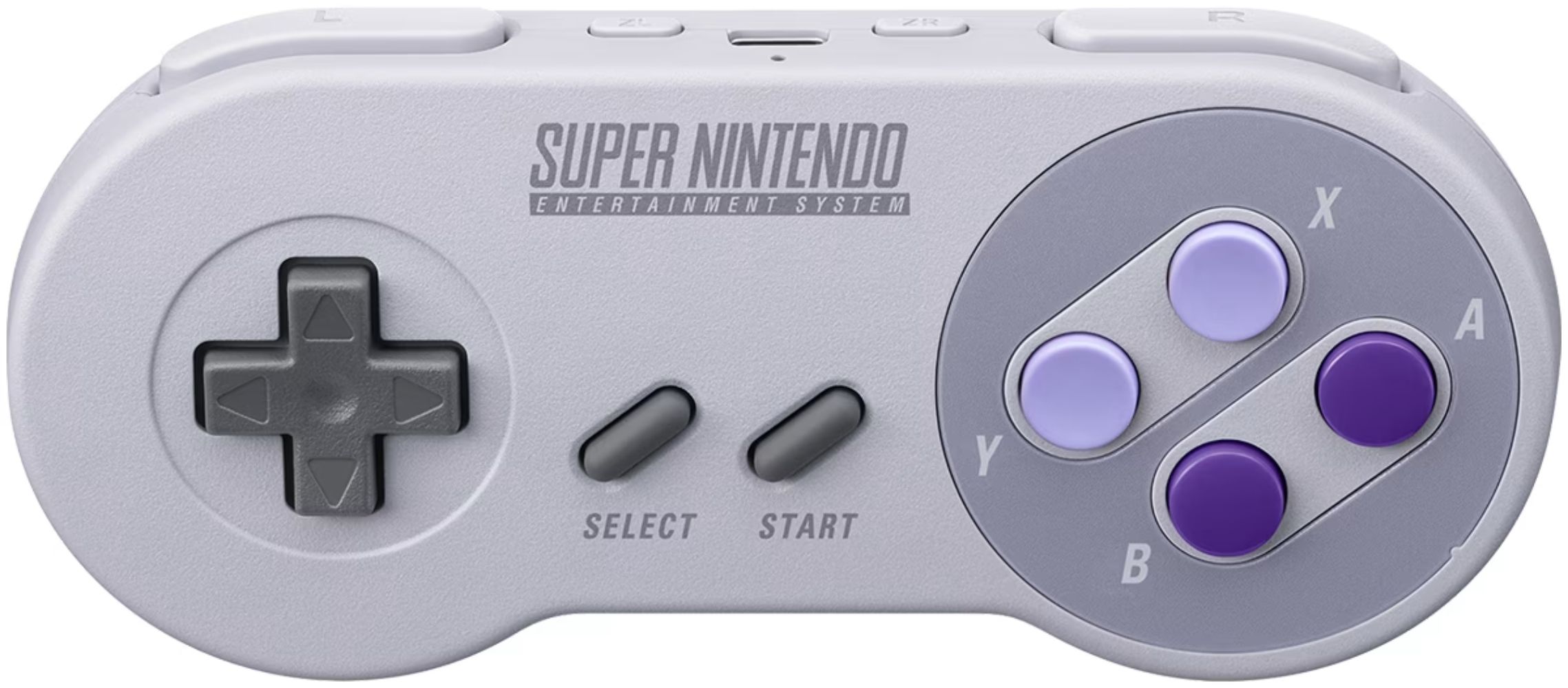 Super Nintendo SNES Bundle with Super Mario World - Gray