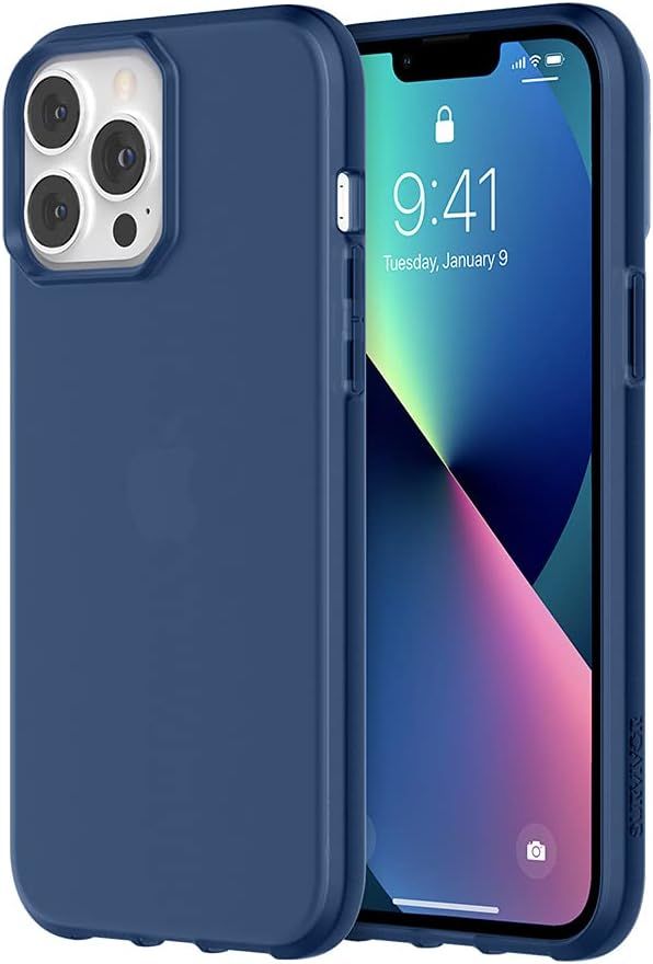 Survivor Clear Series Phone Case for iPhone 13 Pro - Navy