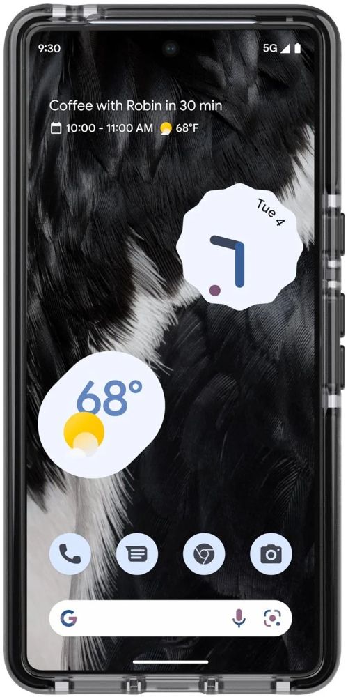 Tech21 EvoCheck Phone Case for Google Pixel 7 - Smokey Black