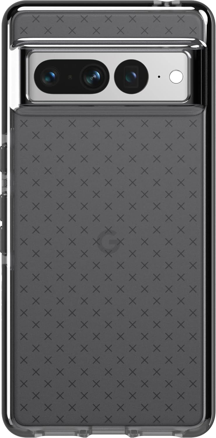 Tech21 Evo Check Phone Case for Google Pixel 7 Pro - Smokey Black