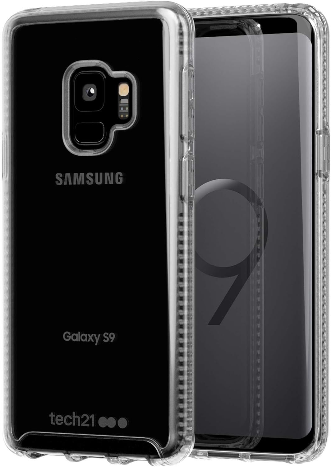 Tech21 Pure Clear Phone Case for Samsung Galaxy S9 - Clear