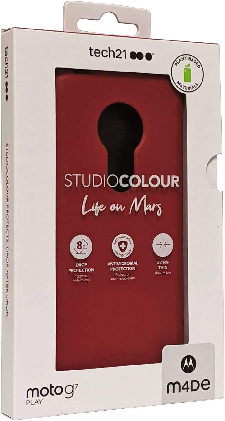 Tech21 Studio Colour Phone Case for Moto G7 Play - Red