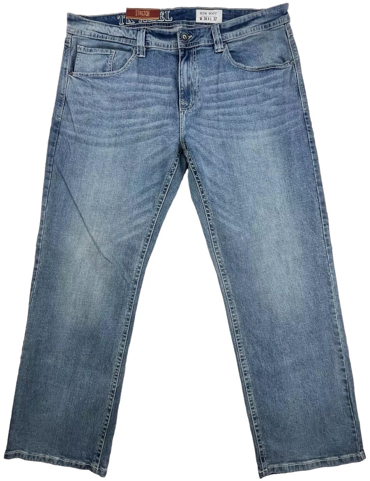 T.K. Axel Men's Slim Boot Stretch Jeans 32x32" - Water