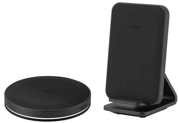 Ubio Labs 15W Wireless Charging Stand and Pad Bundle - Black