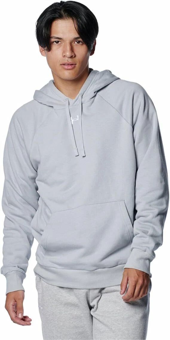 Under Armour Men's Rival Sportstyle Pullover Hoodie - L - Silver Grey