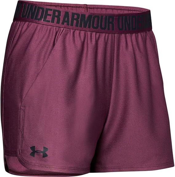 Under Armour Women's Play Up 2.0 Shorts XL - Burgundy