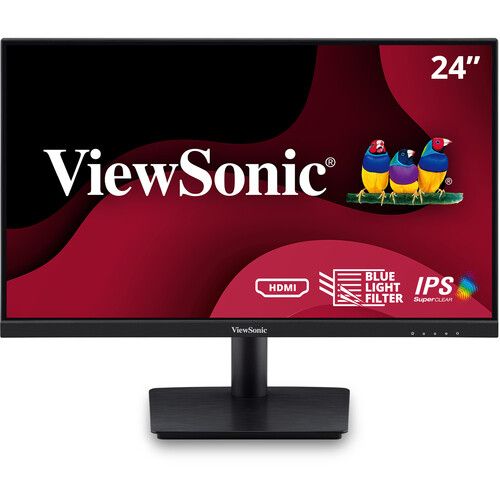 ViewSonic VA2409M Monitor 24" - 24 Inch - Black - Very Good