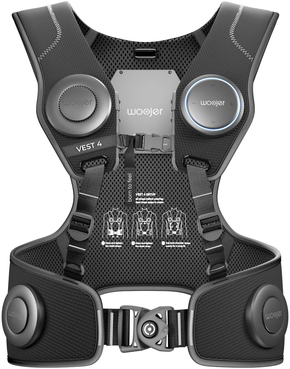 Woojer Woojer VEST 4 Haptic Gaming Vest - Black