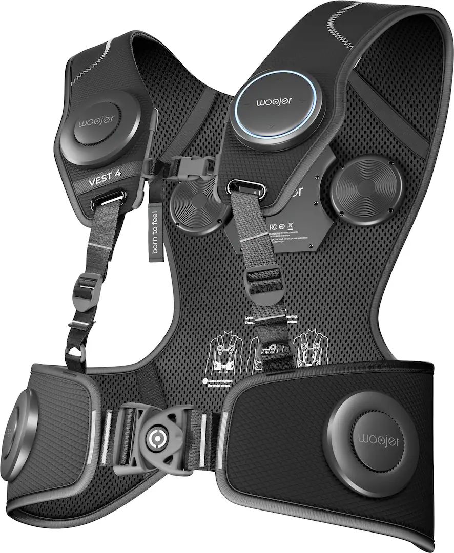 Woojer Woojer VEST 4 Haptic Gaming Vest - Black