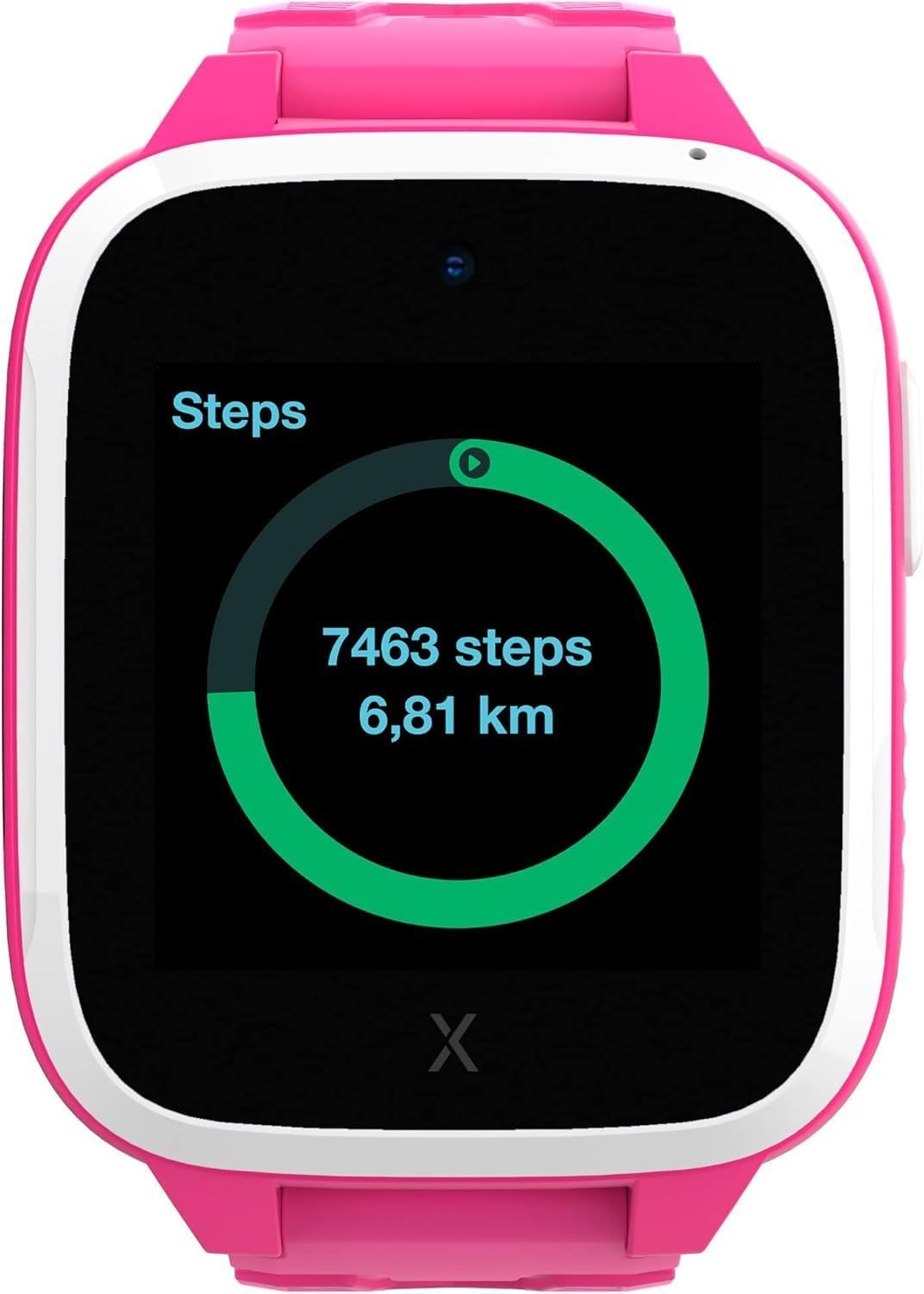 Xplora XGO3 Kids Smartwatch - 128MB - 33mm - Pink Plastic Case with Pink Silicone Silicone Band