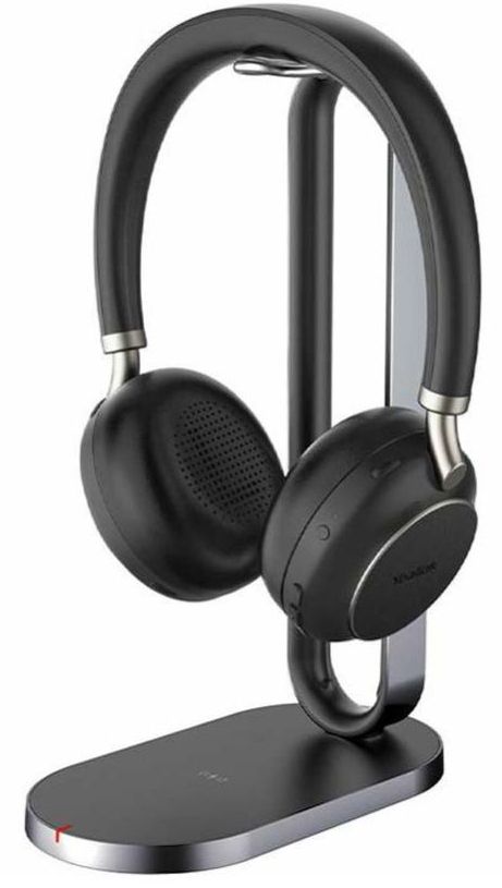 Yealink BH76 Bluetooth Headset with Charging Stand - Black
