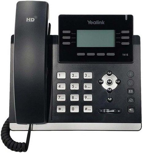 Yealink SIP-T41S Ultra Elegant Business IP Phone - Black