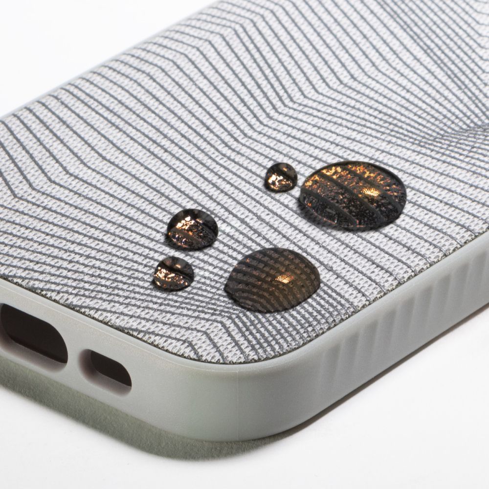 ZAGG London Snap Phone Case with MagSafe for iPhone 15 - Black Geo