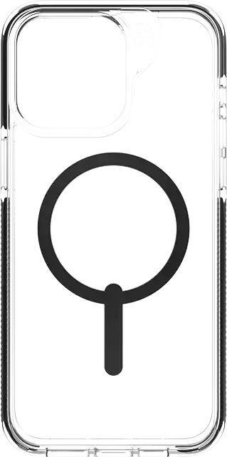 Zagg Piccadilly Snap Phone Case for iPhone 15 Pro Max - Black/Clear