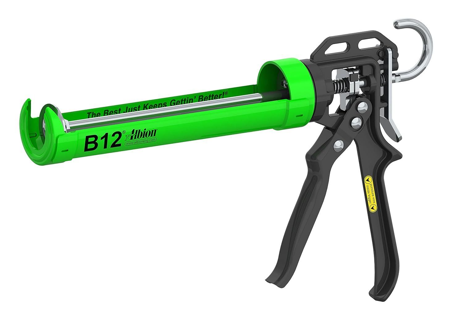 Albion Engineering Company B12 B-Line Manual Cartridge Caulking Gun 1/10 Gallon (10 oz)