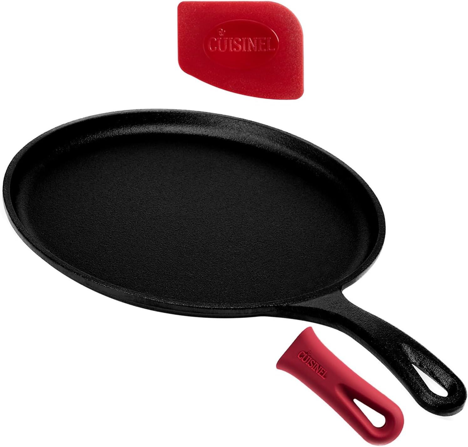 Cuisinel Cast Iron Round Griddle - 10.5 In C10-RG