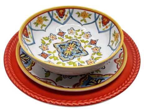 Member's Mark Tuscan Elegance Melamine Dinnerware (Set of 18)