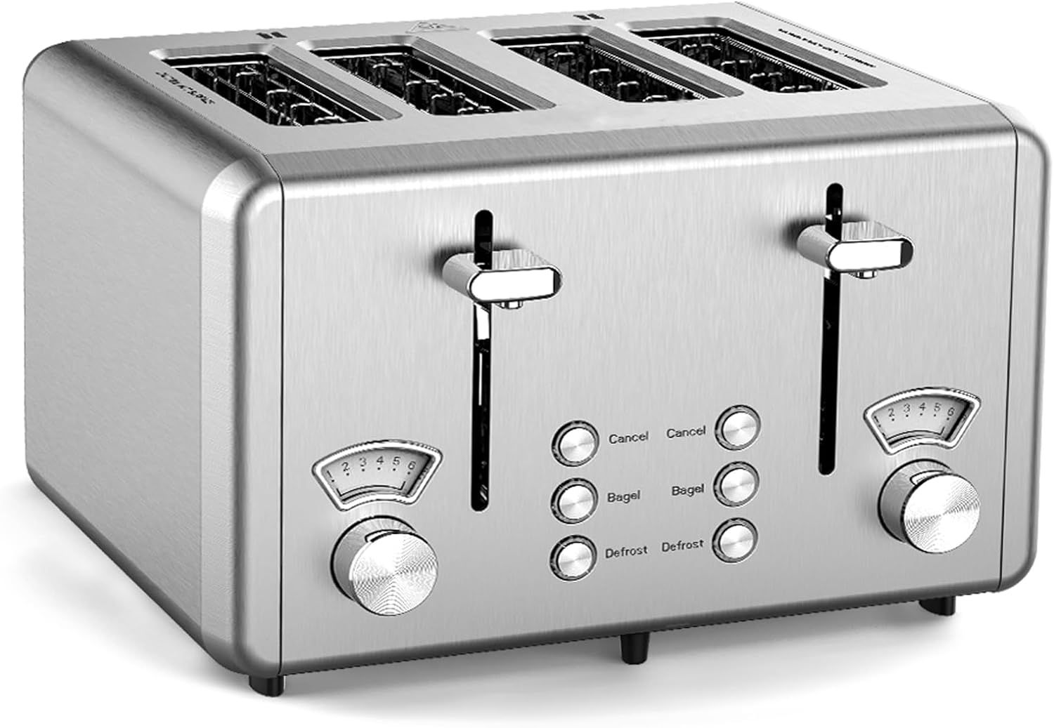 Whall KST023GU 4 Slice Toaster with 6 Bread Shade Settings