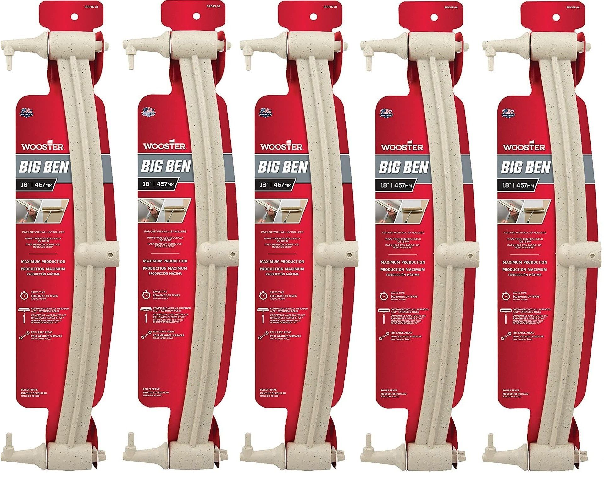 Wooster Brush Wooster BR045 18-Inch Big Ben Roller Frame (5-Pack)