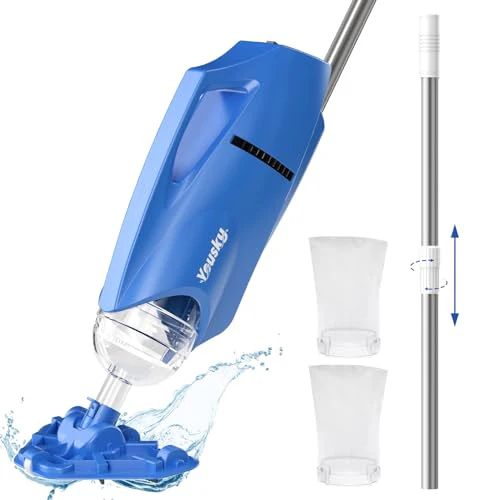Yousky SCYCJ001 Pool Vacuum for Above Ground Pool: Cordless Handheld Pool Vacuum
